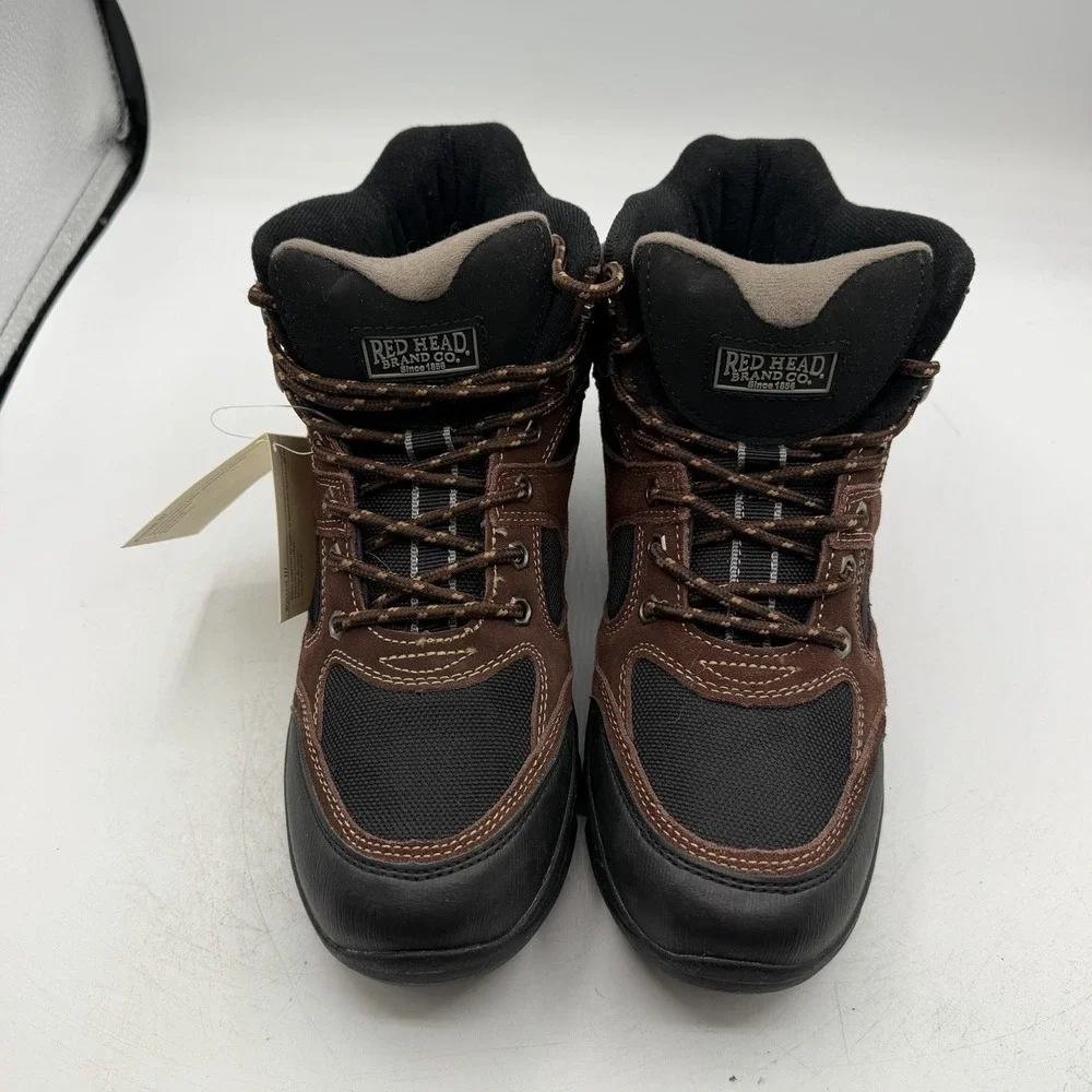 Red Head Everest III Boots Womens Sz 9 M Brown/Black Leather Hiking Outdoors NWT